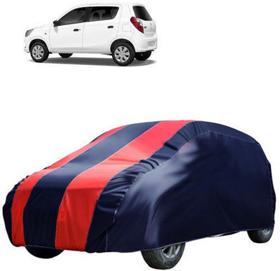 QualityBeast Car Cover For Maruti Suzuki Alto K10 (Without Mirror Pockets)(Blue, Red)
