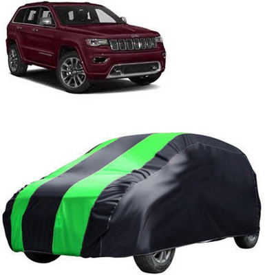 MotohunK Car Cover For Jeep Grand Cherokee (Without Mirror Pockets)(Green, Black)