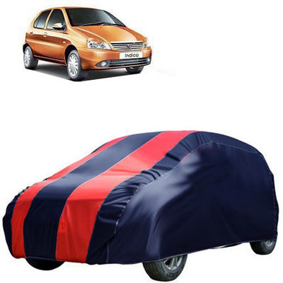 QualityBeast Car Cover For Tata Indica (Without Mirror Pockets)(Blue, Red)