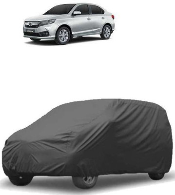 QualityBeast Car Cover For Honda Amaze (Without Mirror Pockets)(Black)