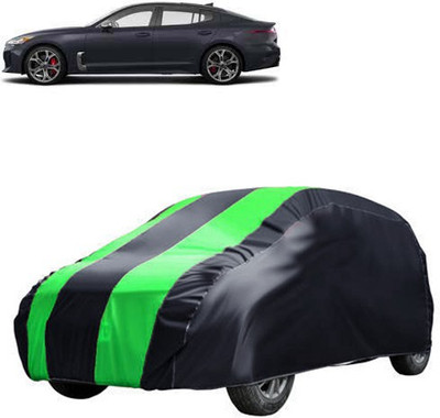 MotohunK Car Cover For Kia Stinger GT (Without Mirror Pockets)(Green, Black)