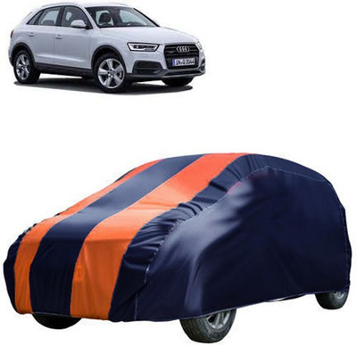 QualityBeast Car Cover For Audi Q3 (Without Mirror Pockets)(Blue, Orange)
