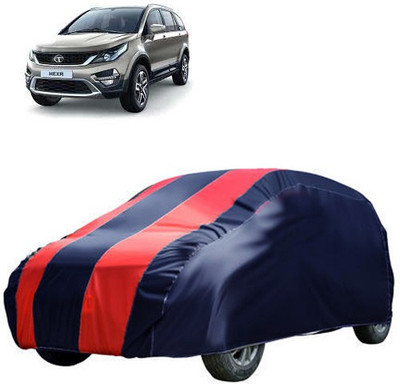QualityBeast Car Cover For Tata Hexa (Without Mirror Pockets)(Blue, Red)