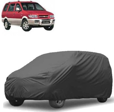 QualityBeast Car Cover For Chevrolet Tavera (Without Mirror Pockets)(Black)