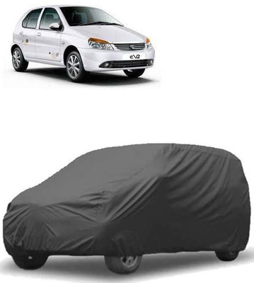 QualityBeast Car Cover For Tata Indica eV2 (Without Mirror Pockets)(Black)