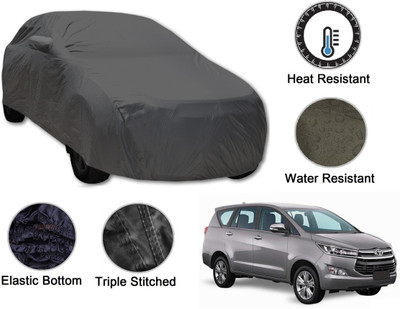 Auto Hub Car Cover For Toyota Innova, Innova Crysta (With Mirror Pockets)(Grey)
