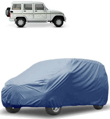 QualityBeast Car Cover For Mahindra Bolero (Without Mirror Pockets)(Blue)