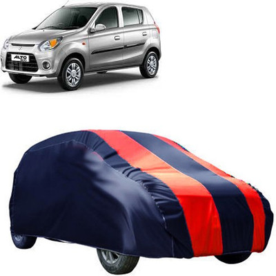 QualityBeast Car Cover For Maruti Suzuki Alto 800 (Without Mirror Pockets)(Blue, Maroon)