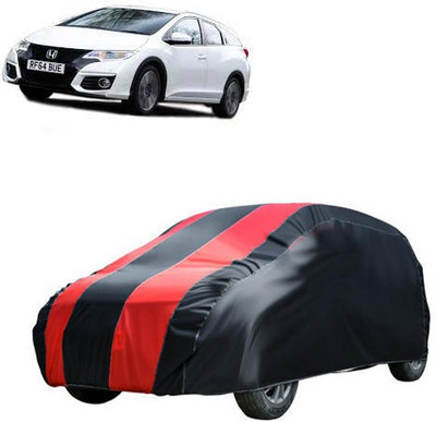 MotohunK Car Cover For Tata Estate (Without Mirror Pockets)(Red, Black)