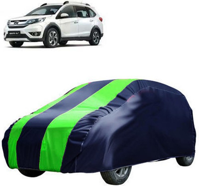 QualityBeast Car Cover For Honda BRV (Without Mirror Pockets)(Blue, Green)