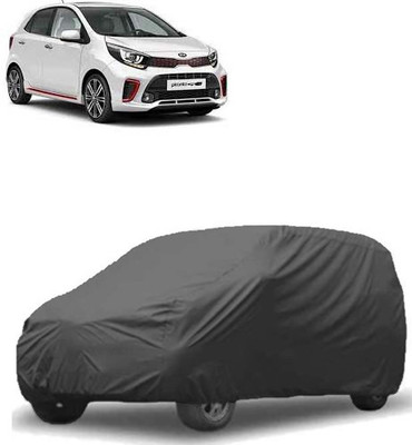 MotohunK Car Cover For Kia Picanto (Without Mirror Pockets)(Black)