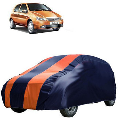 QualityBeast Car Cover For Tata Indica (Without Mirror Pockets)(Blue, Orange)