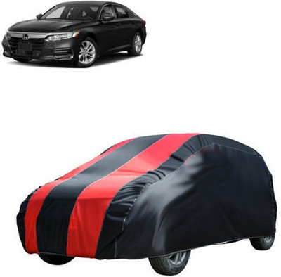 MotohunK Car Cover For Honda City i-Dtec (Without Mirror Pockets)(Red, Black)