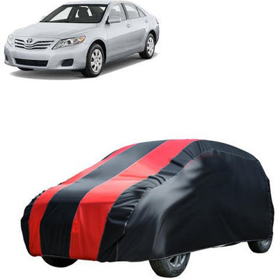 QualityBeast Car Cover For Toyota Camry (Without Mirror Pockets)(Red, Black)