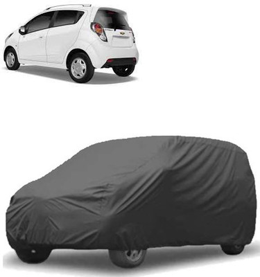 QualityBeast Car Cover For Chevrolet Beat (Without Mirror Pockets)(Black)