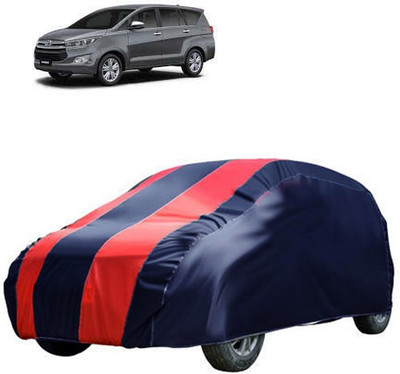QualityBeast Car Cover For Toyota Innova (Without Mirror Pockets)(Blue, Red)