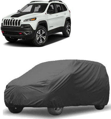 MotohunK Car Cover For Jeep Universal For Car (Without Mirror Pockets)(Black)