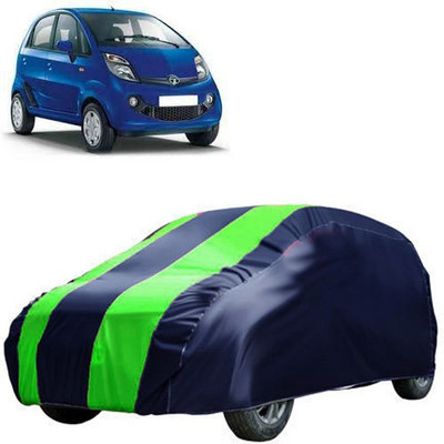 QualityBeast Car Cover For Tata Nano (Without Mirror Pockets)(Blue, Green)