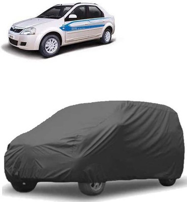 MotohunK Car Cover For Mahindra e-Verito (Without Mirror Pockets)(Black)