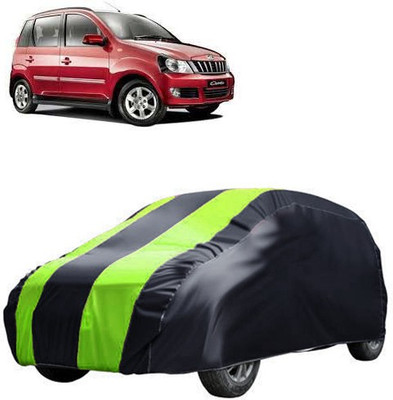 MotohunK Car Cover For Mahindra Quanto (Without Mirror Pockets)(Yellow, Black)