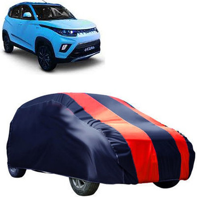 QualityBeast Car Cover For Mahindra eKUV100 (Without Mirror Pockets)(Blue, Maroon)
