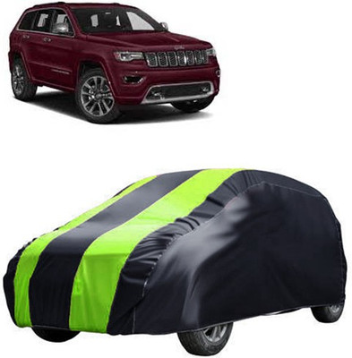 MotohunK Car Cover For Jeep Grand Cherokee (Without Mirror Pockets)(Yellow, Black)