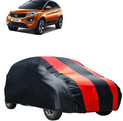QualityBeast Car Cover For Tata Nexon (Without Mirror Pockets)(Maroon, Black)
