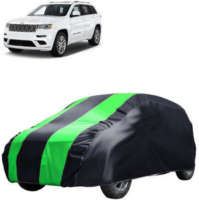MotohunK Car Cover For Jeep Grand Cherokee (Without Mirror Pockets)(Green, Black)