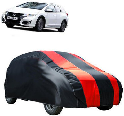 MotohunK Car Cover For Tata Estate (Without Mirror Pockets)(Maroon, Black)
