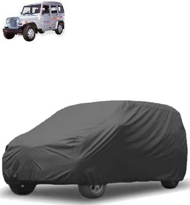QualityBeast Car Cover For Mahindra Marshal (Without Mirror Pockets)(Black)