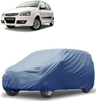 QualityBeast Car Cover For Tata Indica V2 (Without Mirror Pockets)(Blue)