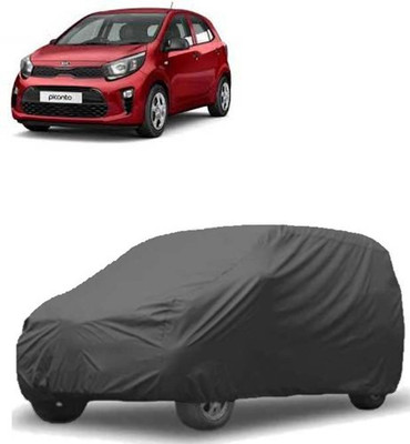 MotohunK Car Cover For Kia Picanto (Without Mirror Pockets)(Black)
