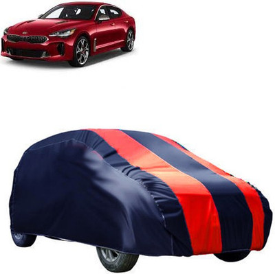 QualityBeast Car Cover For Kia Stinger GT (Without Mirror Pockets)(Blue, Maroon)