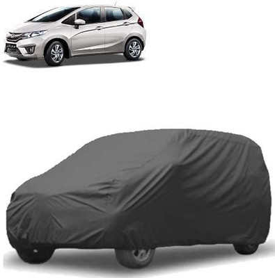 MotohunK Car Cover For Honda Jazz (Without Mirror Pockets)(Black)