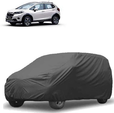 MotohunK Car Cover For Honda WRV (Without Mirror Pockets)(Black)