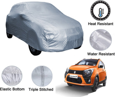 Auto Hub Car Cover For Maruti Suzuki Celerio, Celerio X (Without Mirror Pockets)(Silver)