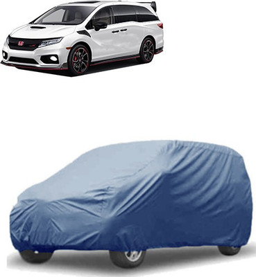 QualityBeast Car Cover For Honda Jazz Facelift (Without Mirror Pockets)(Blue)