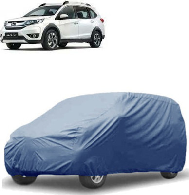 QualityBeast Car Cover For Honda BRV (Without Mirror Pockets)(Blue)