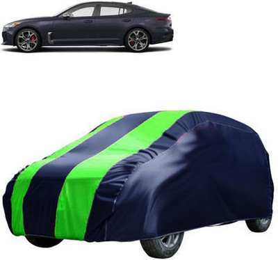 QualityBeast Car Cover For Kia Stinger GT (Without Mirror Pockets)(Blue, Green)