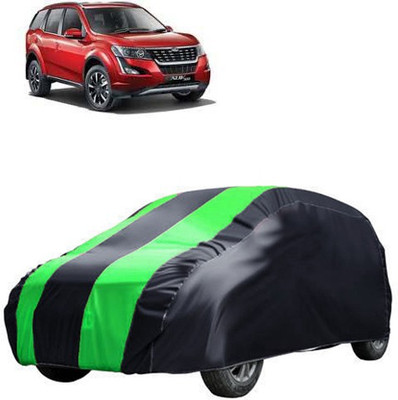 QualityBeast Car Cover For Mahindra XUV 500 (Without Mirror Pockets)(Green, Black)