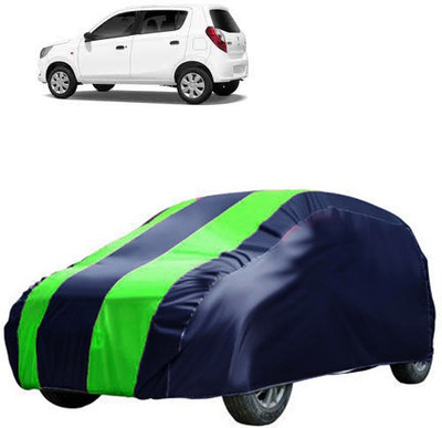QualityBeast Car Cover For Maruti Suzuki Alto K10 (Without Mirror Pockets)(Blue, Green)