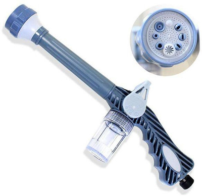 SEASPIRIT 8 in 1 Turbo Spray Gun for Car Washing/Gardening with inbuilt Soap Dispenser Tank Pressure Washer