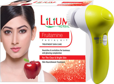 LILIUM Fruitment Treatment Facial Kit 350gm With 5 in1 Face Massager(2 Items in the set)