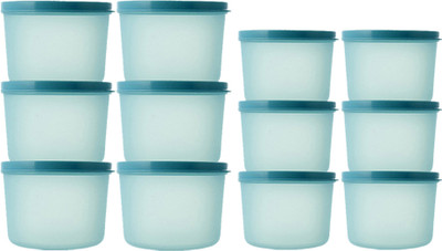 KUBER INDUSTRIES Plastic Utility Container  - 600 ml, 1000 ml(Pack of 12, Blue)