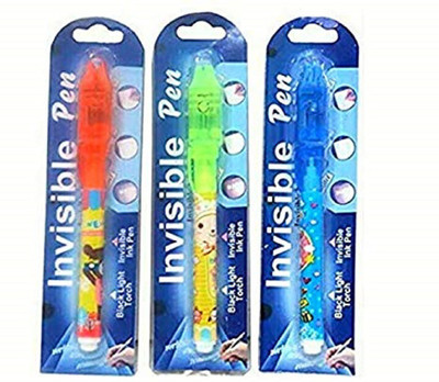 Supreme Quality Shopee Invisible pen Digital Pen(Pack of 6, Ink Color - Light Blue)