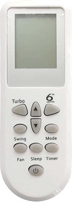 MASE Compatible Whirlpool AC AC-84 Whirlpool Remote Controller(White)