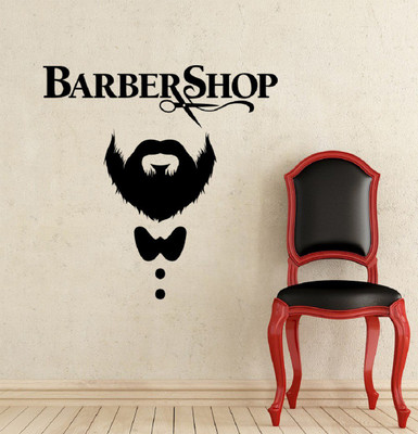 amazinghubsolution 58 cm a-barber-5 Self Adhesive Sticker(Pack of 1)