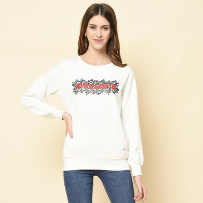 TAB91 Full Sleeve Graphic Print Women Sweatshirt