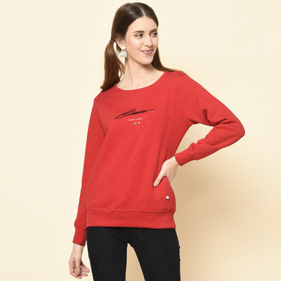 TAB91 Full Sleeve Printed Women Sweatshirt
