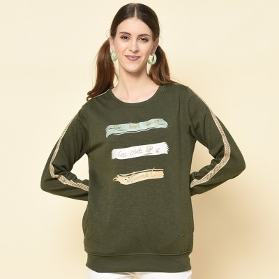 TAB91 Full Sleeve Graphic Print Women Sweatshirt